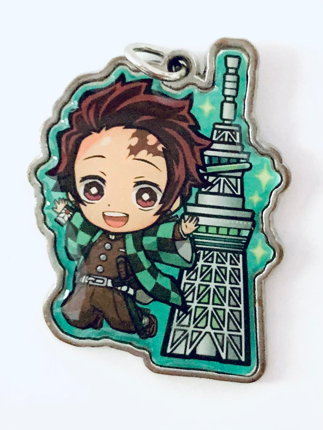 Kimetsu no Yaiba - Kamado Tanjirou - Gotouchi Metal Keychain - Tokyo Limited - Skytree ver.