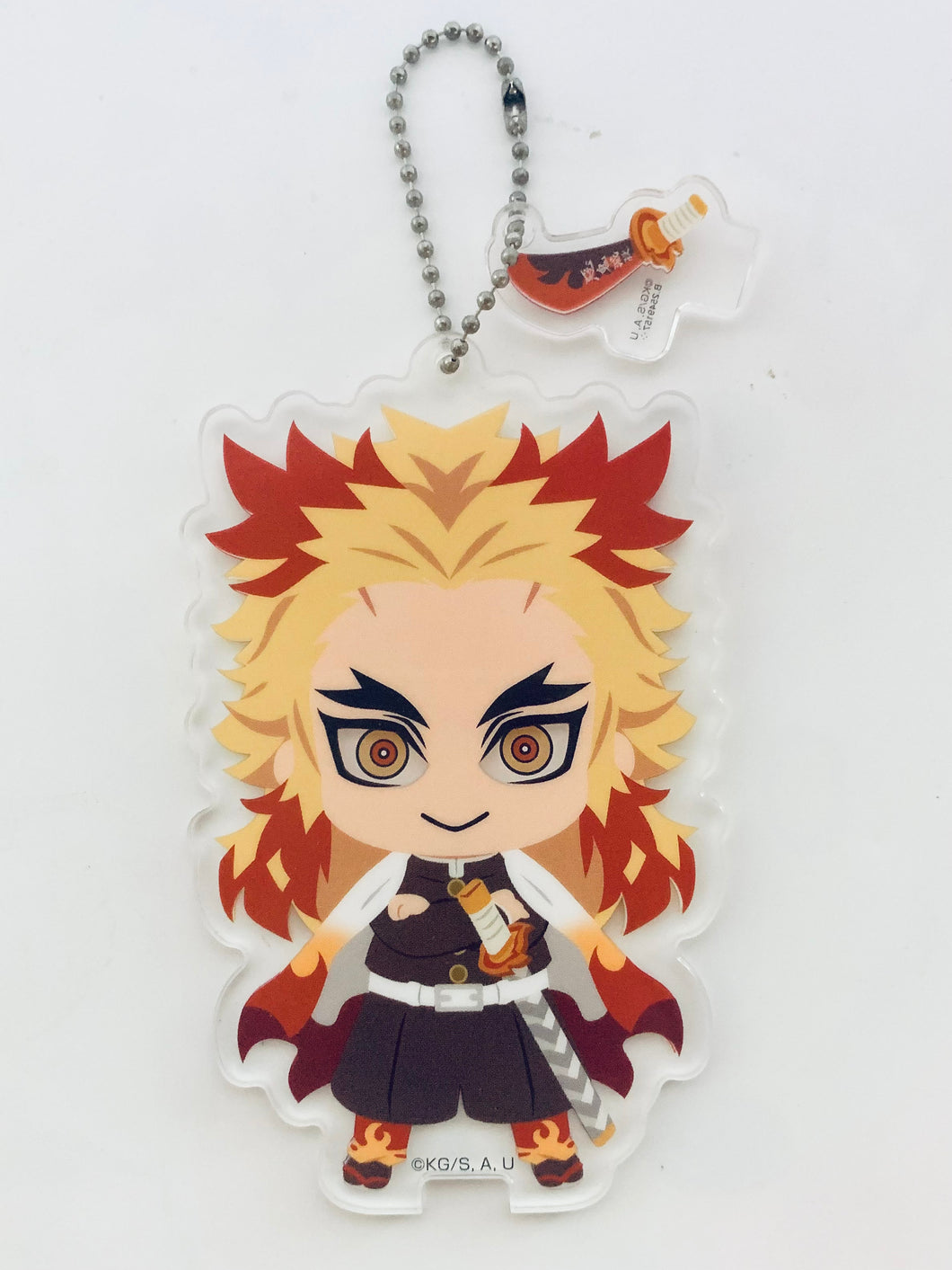 Kimetsu no Yaiba - Rengoku Kyoujurou - Shokugan - Candy Toy - Everyone Focus! Mitsumete Acrylic Charm 2