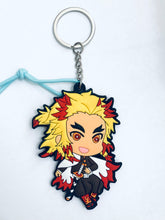 Load image into Gallery viewer, Kimetsu no Yaiba - Rengoku Kyoujurou - 3D Double-side Rubber Keychain
