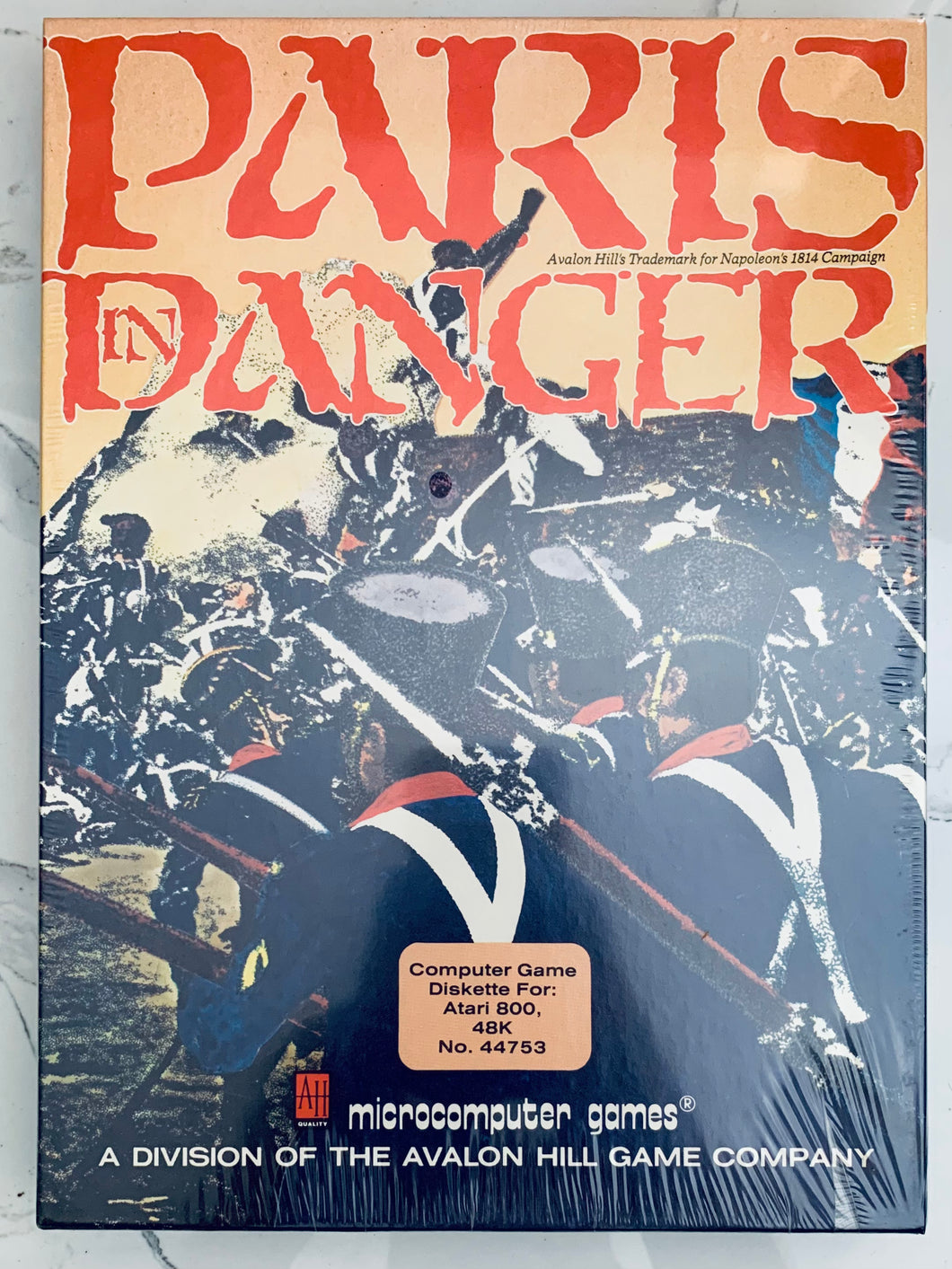 Paris in Danger - Atari 800 - Diskette - NTSC - Brand New