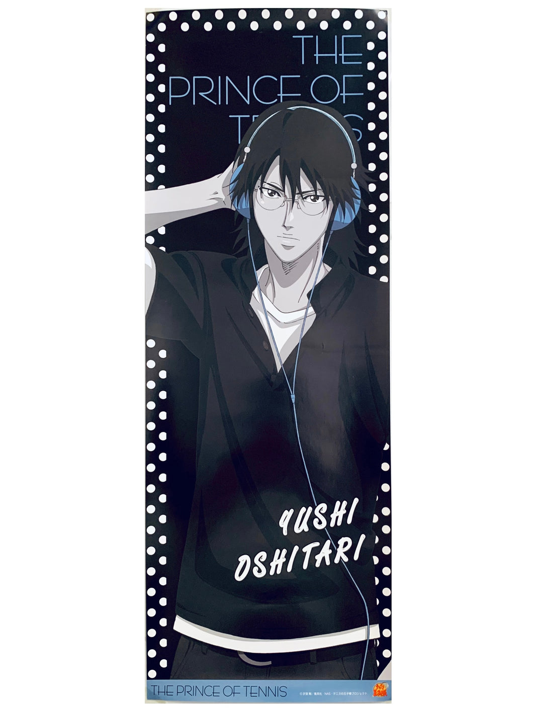 The Prince of Tennis - Oshitari Yuushi - Tennis no Oujisama Stick Poster (Headphone) - Monochrome