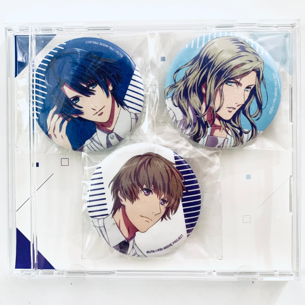 Gekijouban Uta no☆Prince-sama Maji Love Kingdom - Camus, Tokiya & Eiji - Can Badge (Set)