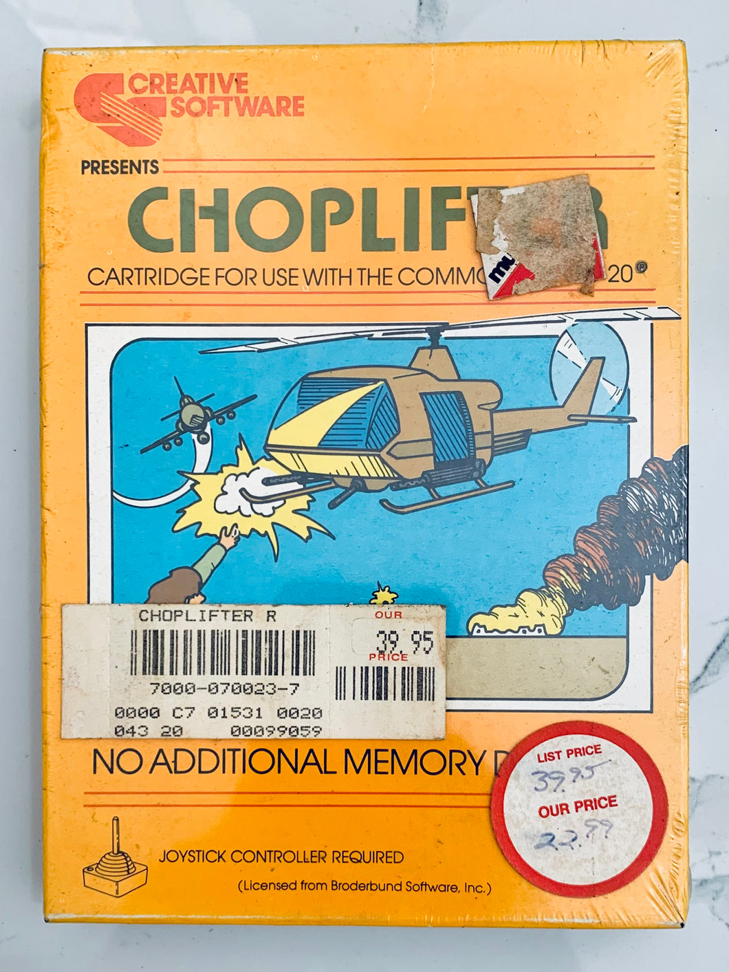 Choplifter - Commodore VIC-20 - Cartridge - NTSC - Brand New