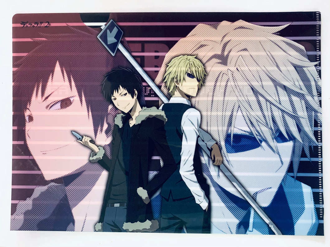 Durarara!! x2 - Heiwajima Shizuo & Orihara Izaya - A4 Clear File - Animage January 2015