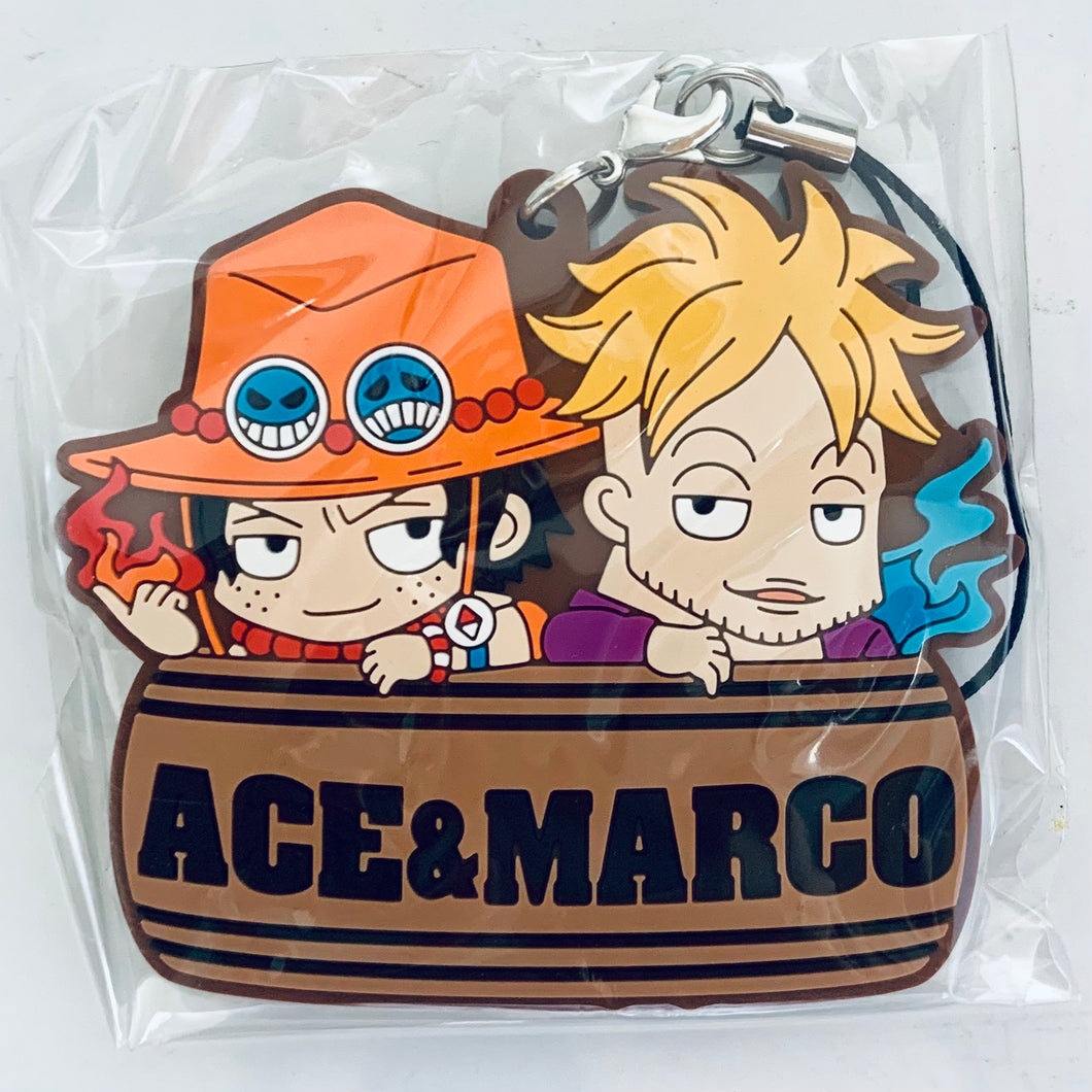 One Piece - Portgas D. Ace & Marco - OP Barrel Colle Rubber Strap Collection Vol.10 ~Two Person Barrel (Ni Nin Daru)~ Hen
