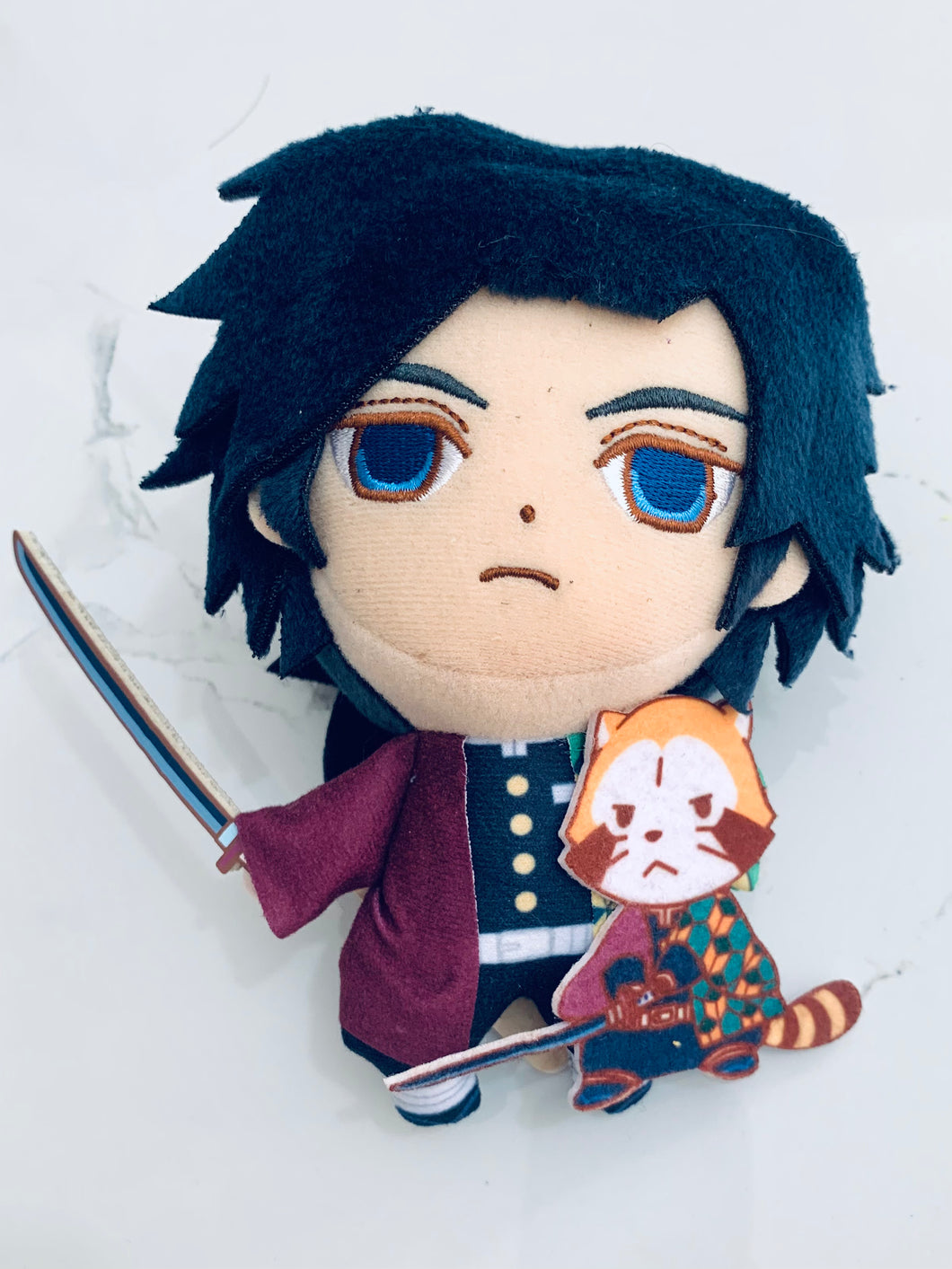 Kimetsu no Yaiba x Araiguma Rascal - Rascal - Tomioka Giyuu - Plush Mascot (C)