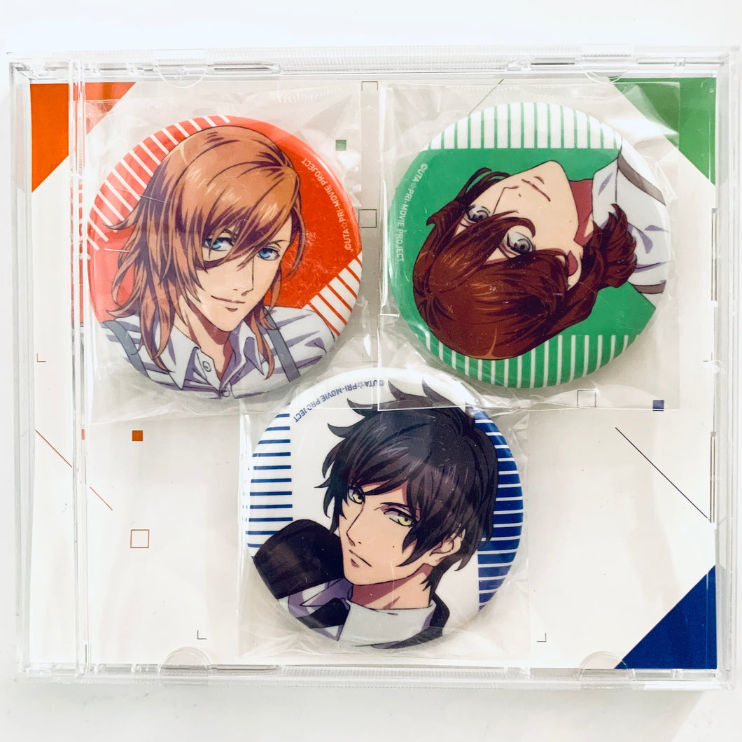 Gekijouban Uta no☆Prince-sama Maji Love Kingdom - Ren, Reiji & Kira - Can Badge (Set)