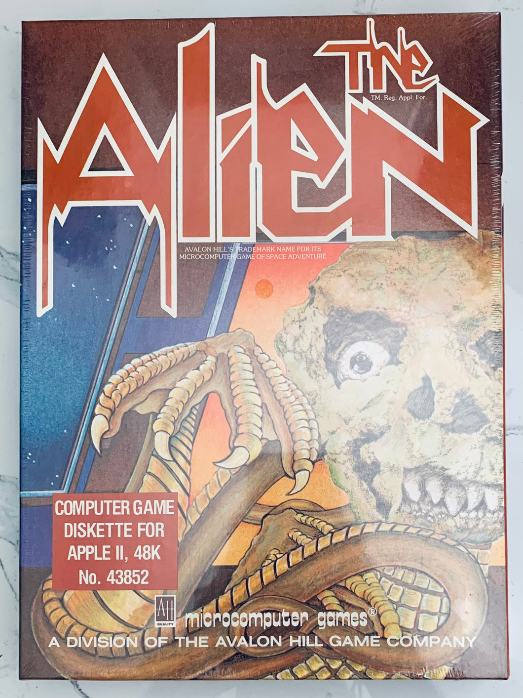 The Alien - Apple II/II+/IIe/IIc - Diskette - NTSC - Brand New
