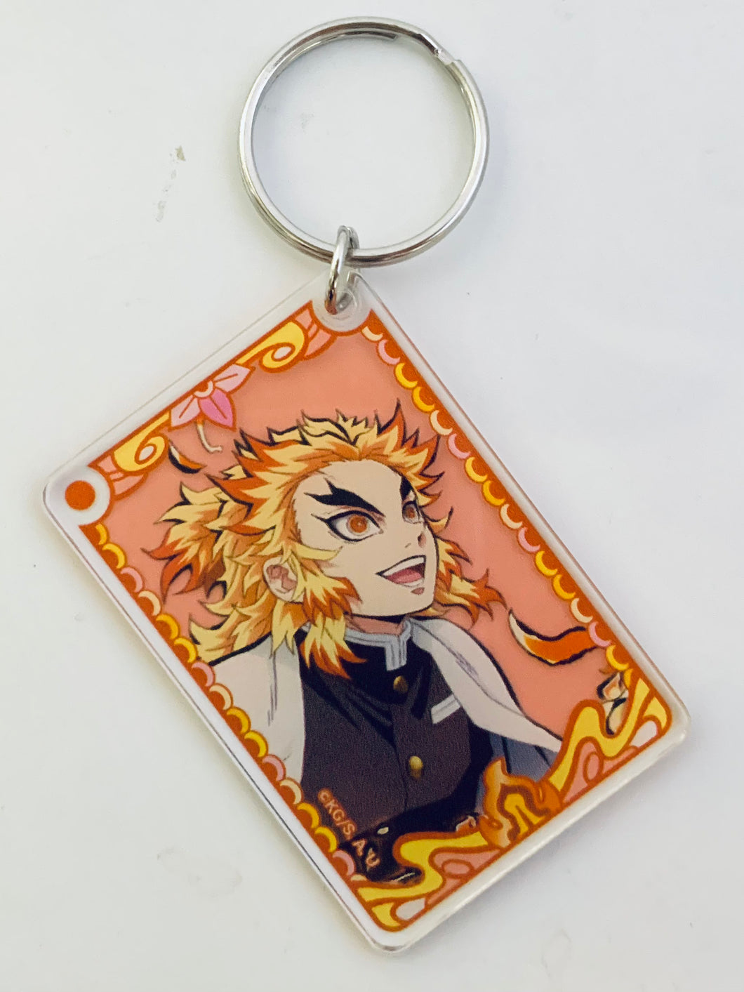 Kimetsu no Yaiba - Rengoku Kyoujurou - Acrylic Keychain - Muzue Kura Sushi x KnY 2021 Part 3