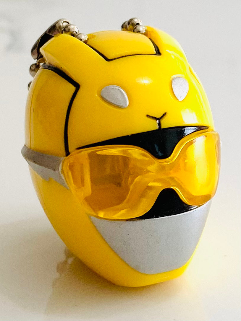 Tokumei Sentai Go-Busters - Yellow Buster - Light Up Mask Keychain