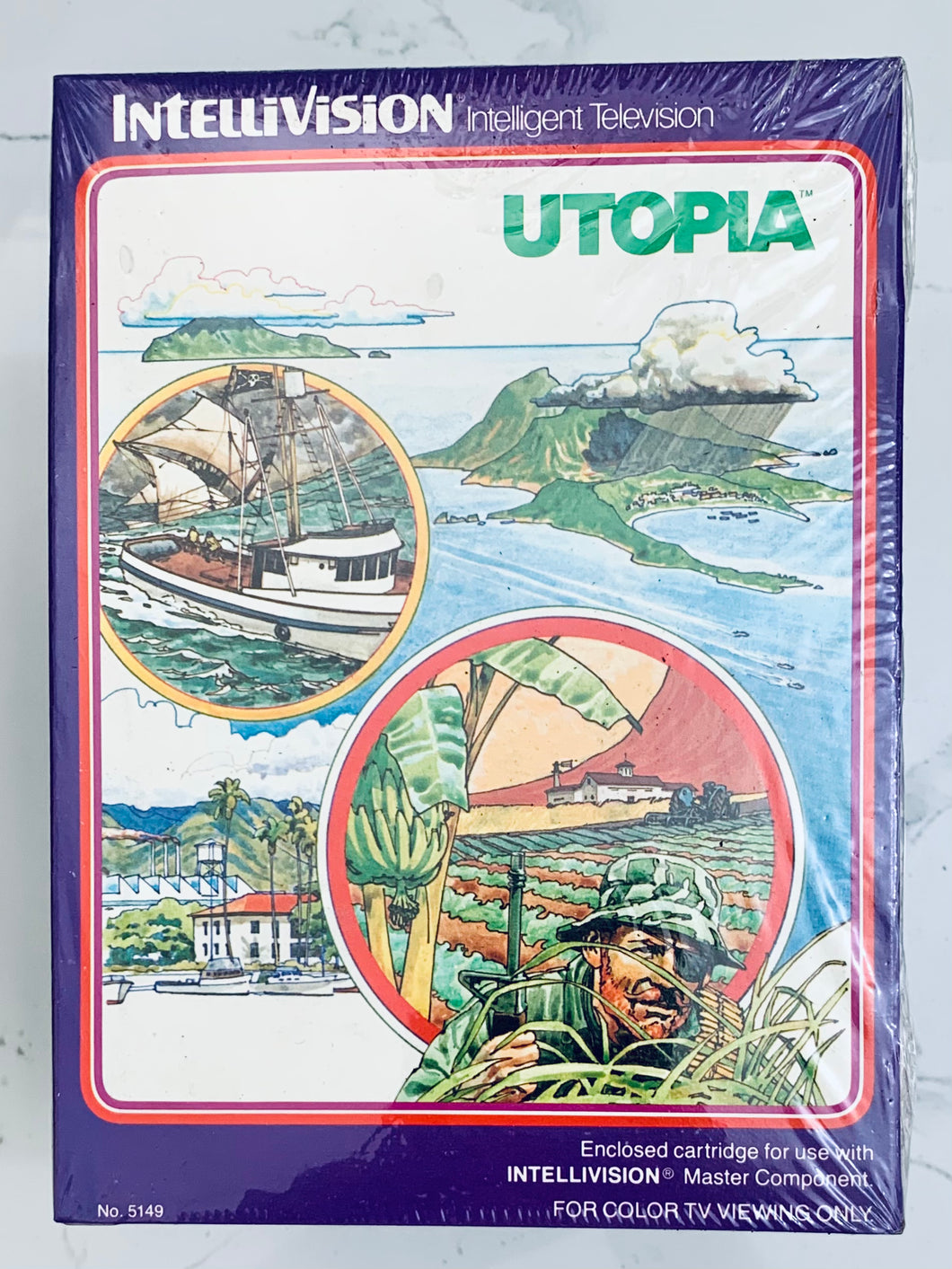 Utopia - Mattel Intellivision - NTSC - Brand New