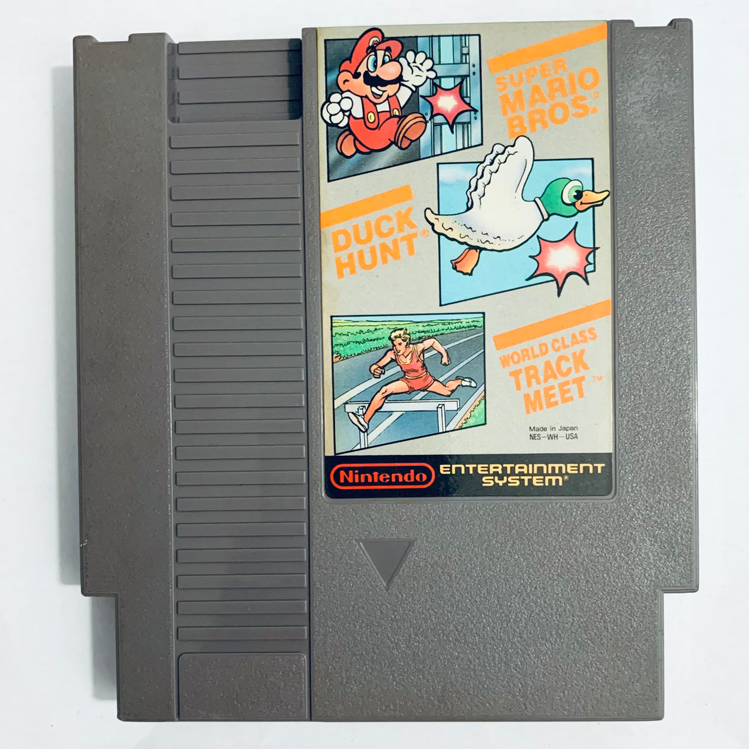 Super Mario Bros. / Duck Hunt / World Class Track Meet - Nintendo Entertainment System - NES - NTSC-US - Cart (NES-WH-USA)