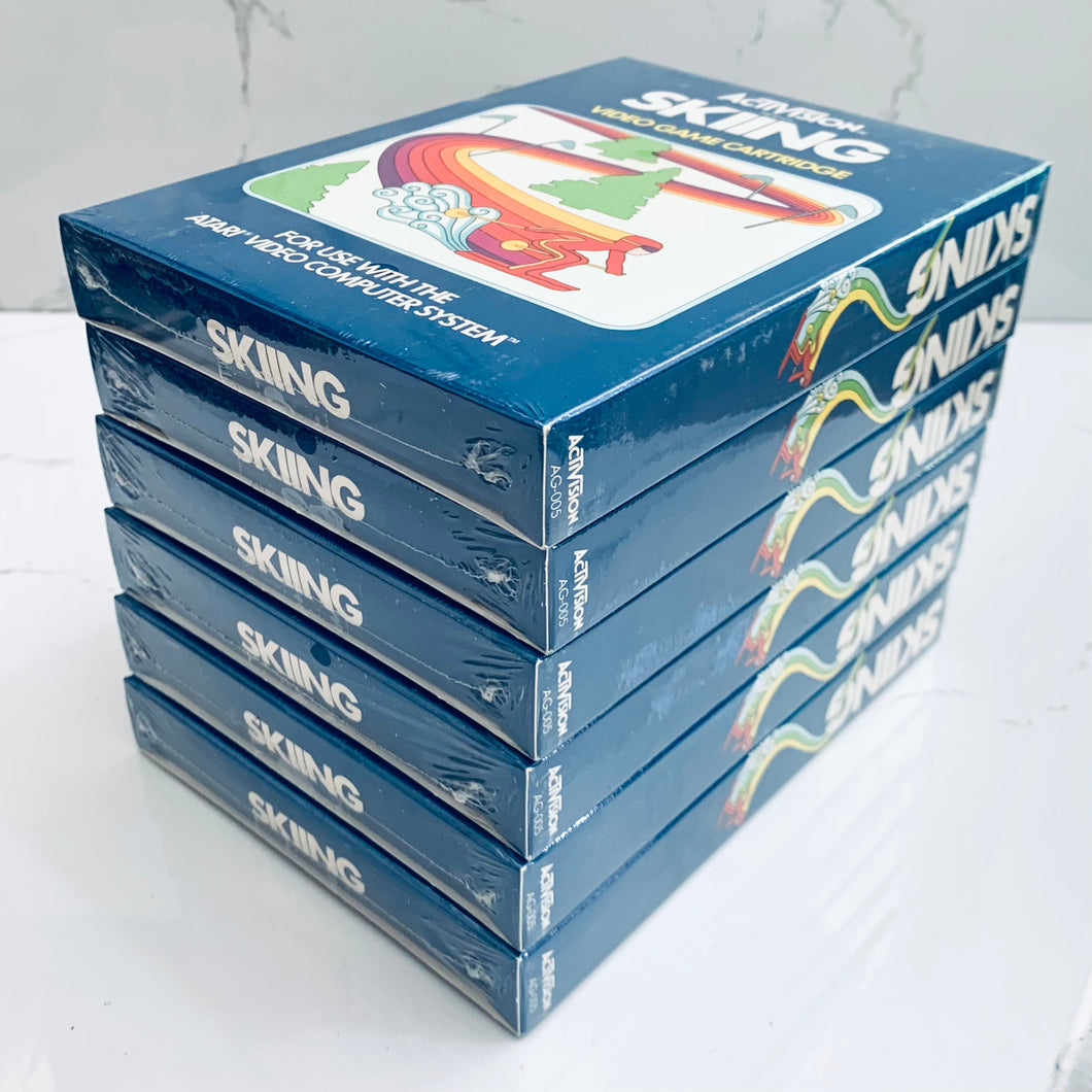 Skiing - Atari VCS 2600 - NTSC - Brand New (Box of 6)
