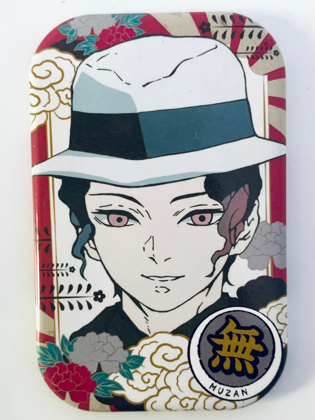 Kimetsu no Yaiba - Kibutsuji Muzan - Marukaku Can Badge