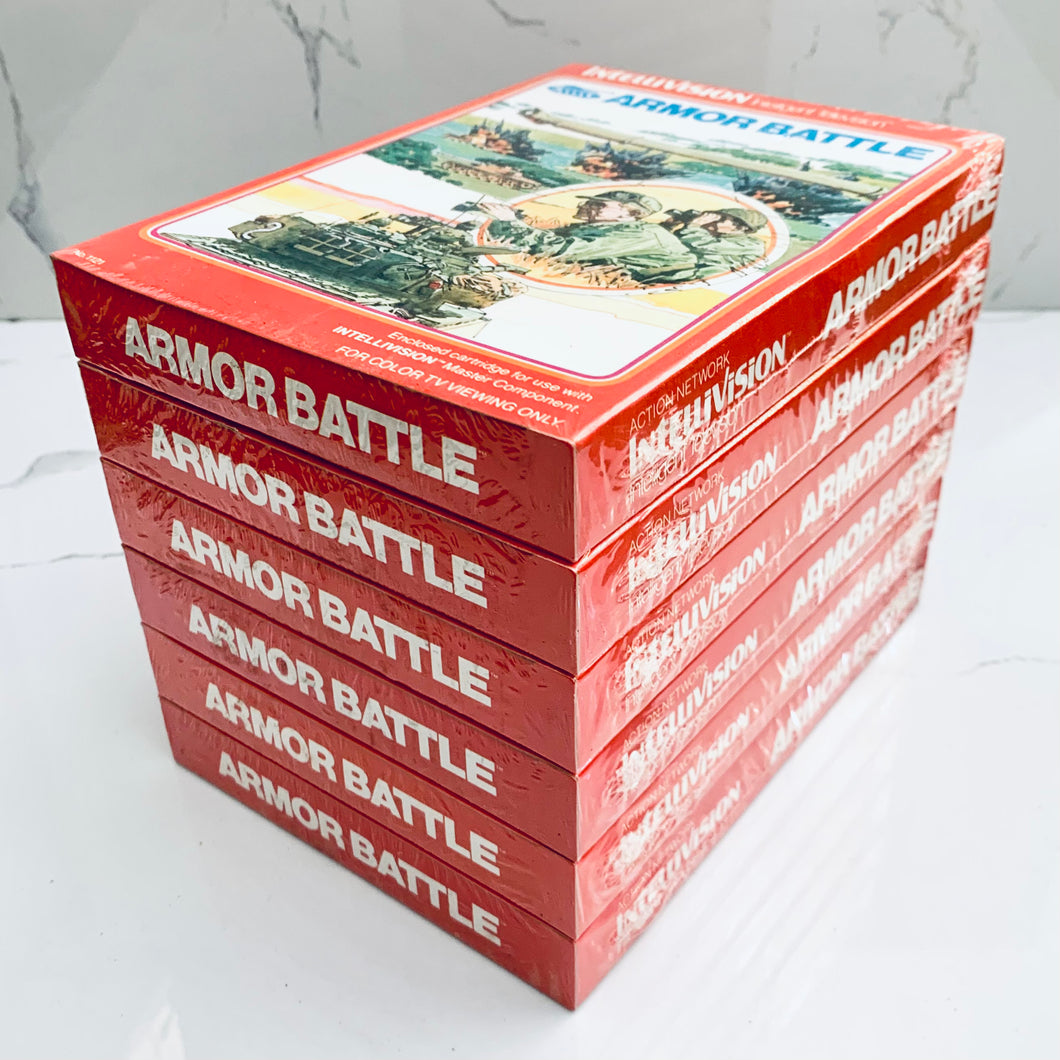 Armor Battle - Mattel Intellivision - NTSC - Brand New (Box of 6)