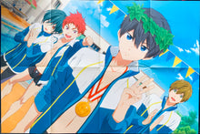 Cargar imagen en el visor de la galería, High☆Speed! -Free! Starting Days- / Detective Conan - Double-sided B2 poster (eight fold) - Animedia February 2016 Issue Appendix

