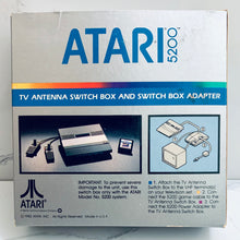 Load image into Gallery viewer, TV Antenna Switch Box &amp; Switch Box Adapter - Atari 5200 - Brand New
