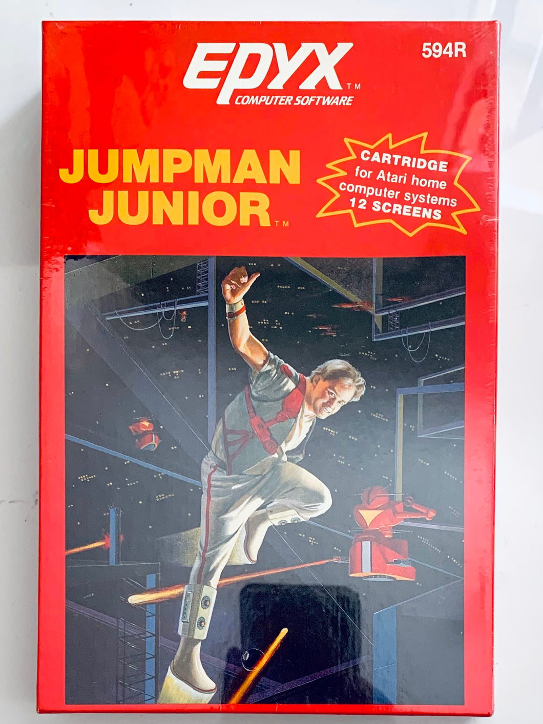 Jumpman Junior - Atari 400/800 - Cartridge - NTSC - Brand New