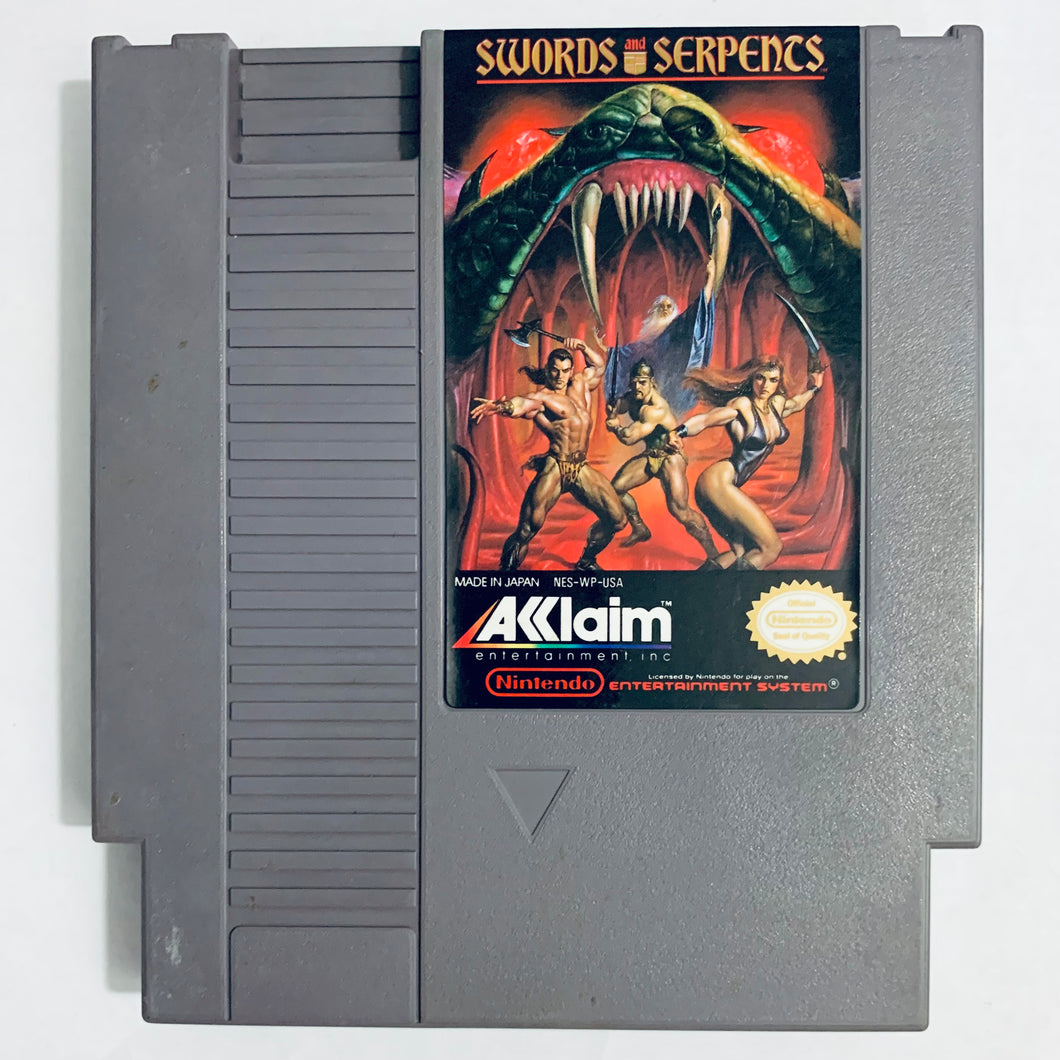 Swords and Serpents - Nintendo Entertainment System - NES - NTSC-US - Cart (NES-WP-USA)
