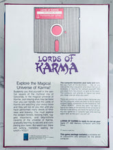 Load image into Gallery viewer, Lords of Karma - Apple II/II+/IIe/IIc - Diskette - NTSC - Brand New
