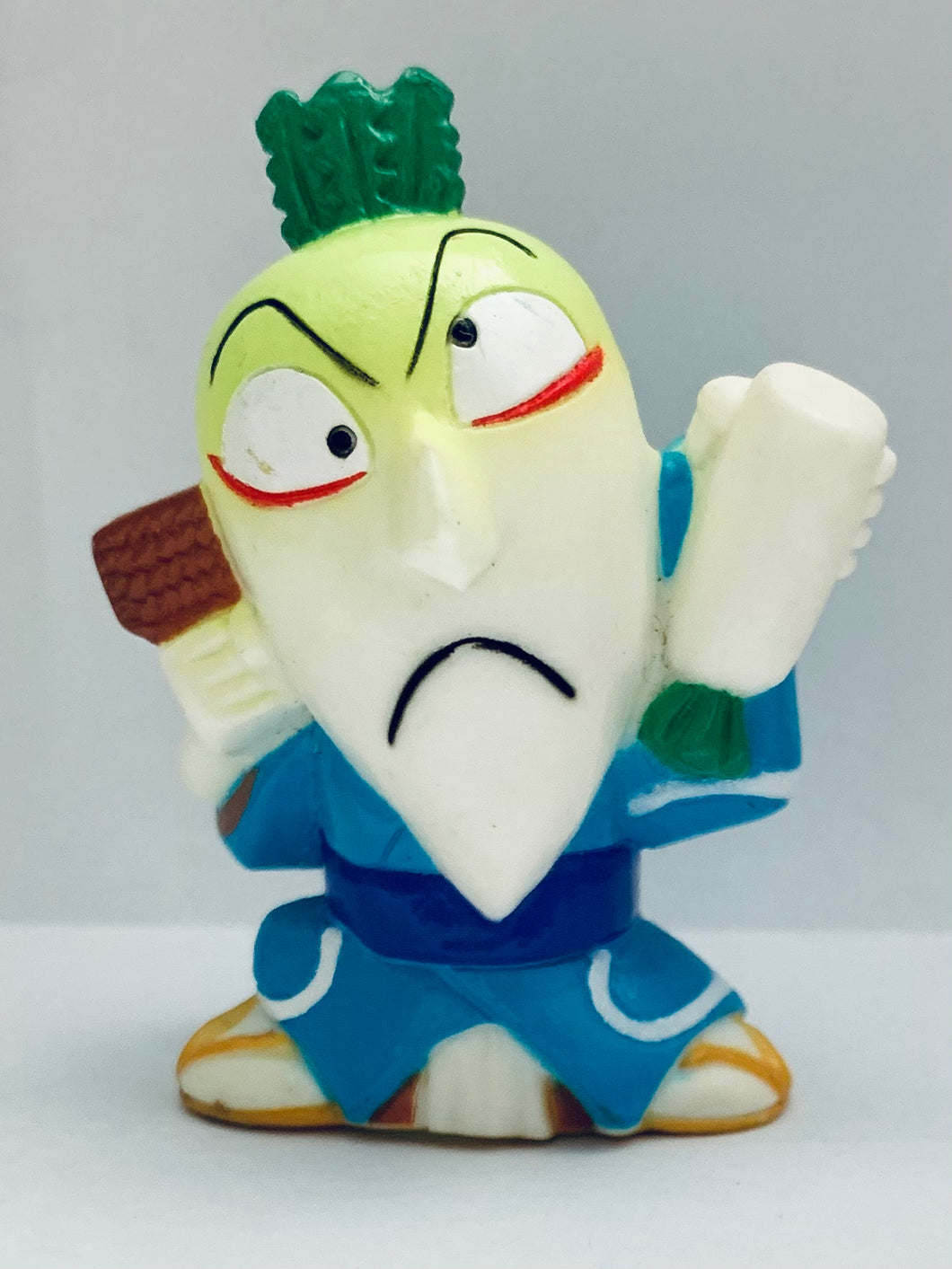 Sore Ike! Anpanman - Daikon Chairman - Soft Vinyl Trading Figure - Atsumare Anpanman 3