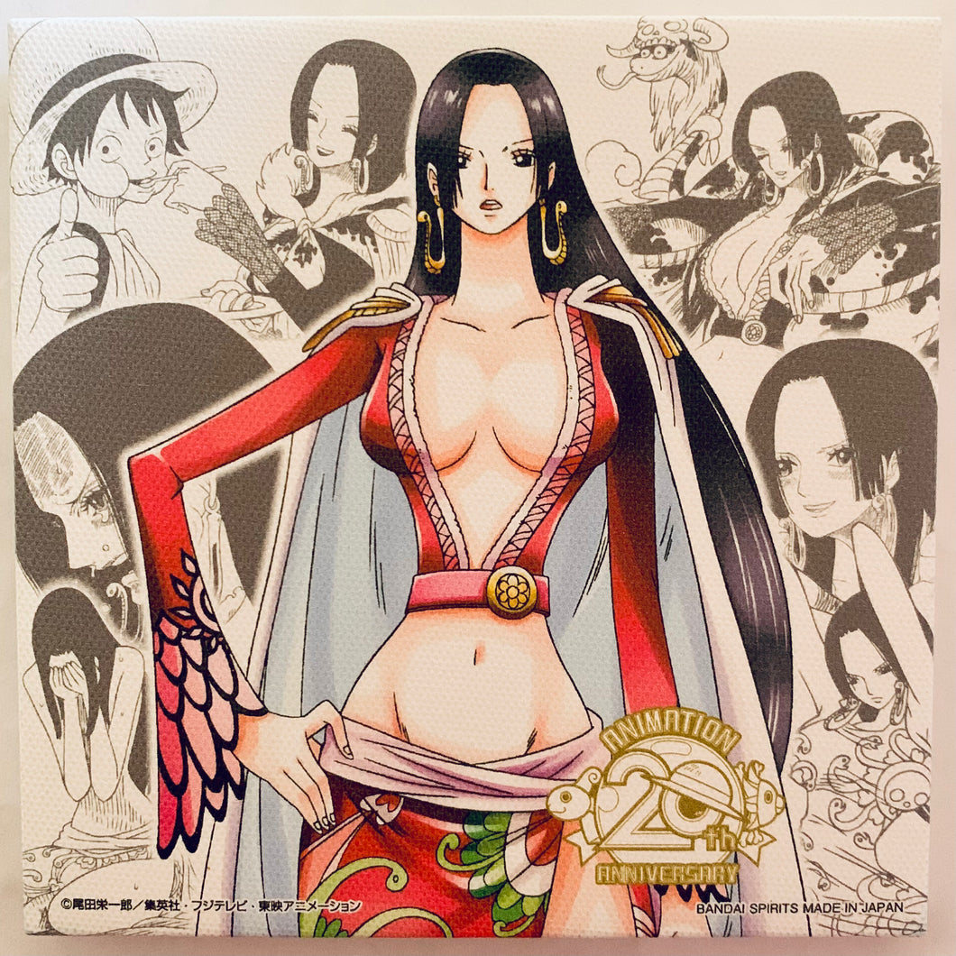 One Piece - Boa Hancock - Monkey D. Luffy - Canvas Board - Ichiban Kuji OP Takumi no Keifu - Sumishiki Kai Gi (H Prize)