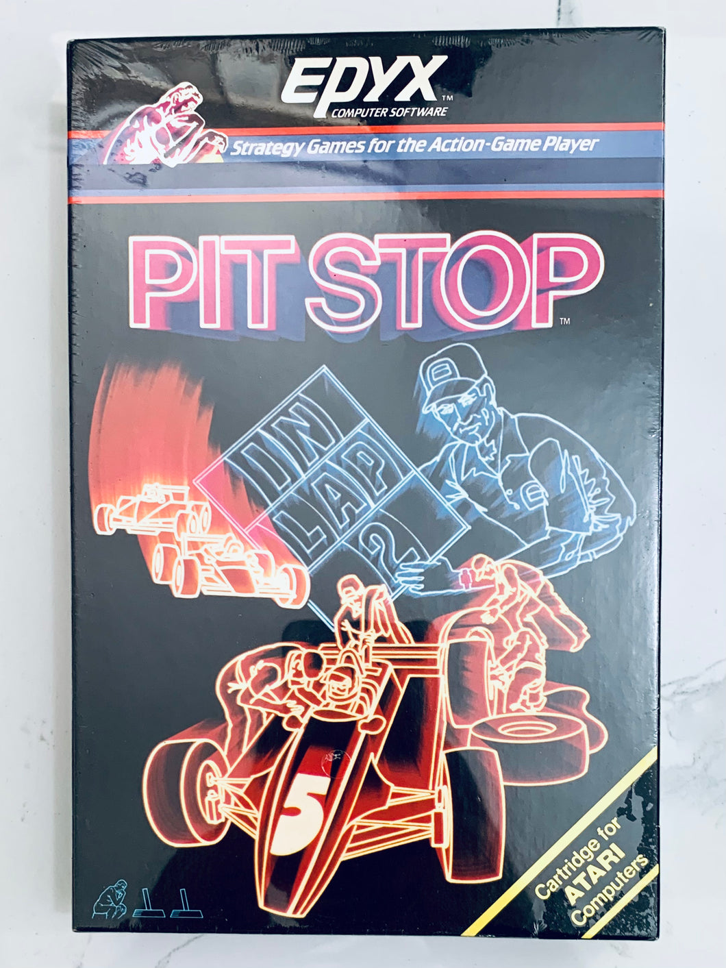 PitStop - Atari 400/800 - Cartridge - NTSC - Brand New