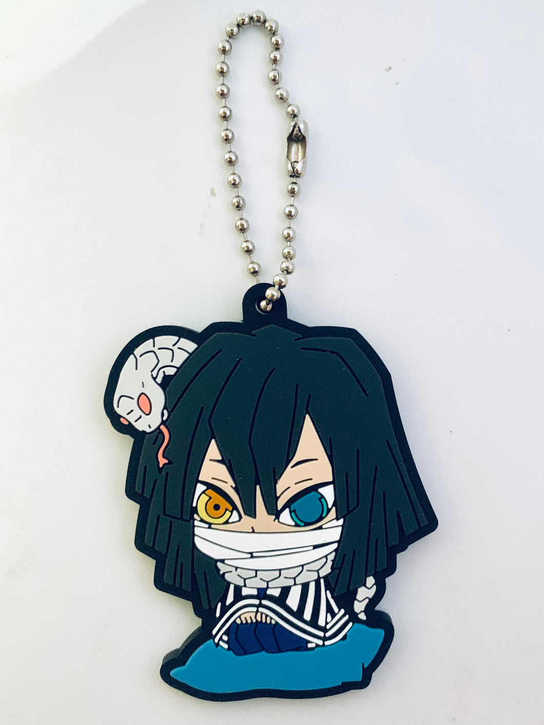 Kimetsu no Yaiba - Iguro Obanai - Demon Slayer Puchi Zabu Rubber Mascot B