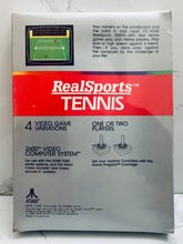 Cargar imagen en el visor de la galería, RealSports Tennis - Atari VCS 2600 - NTSC - Brand New
