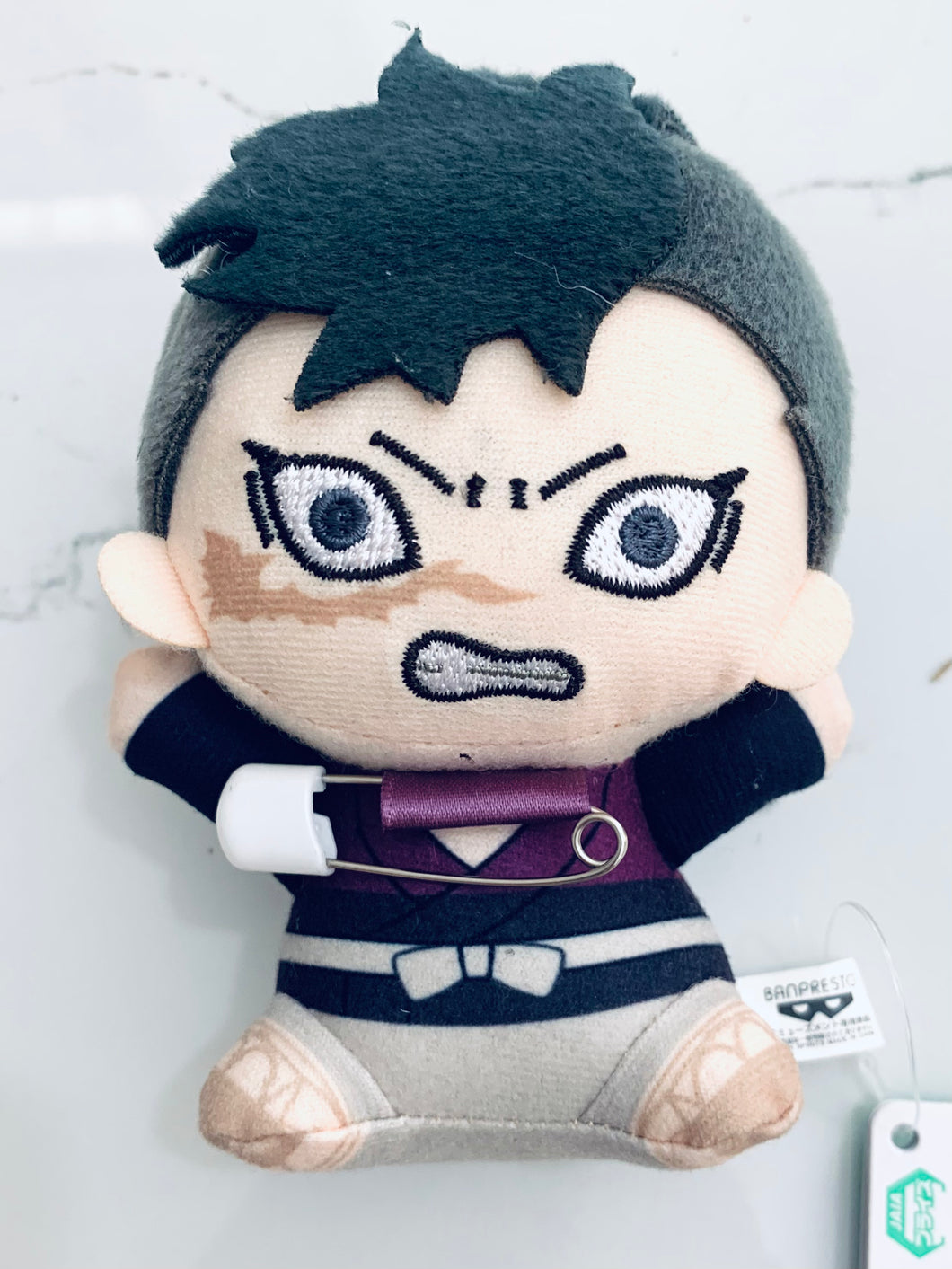 Kimetsu no Yaiba - Shinazugawa Genya - Demon Slayer Kuttsuki Nuigurumi Badge