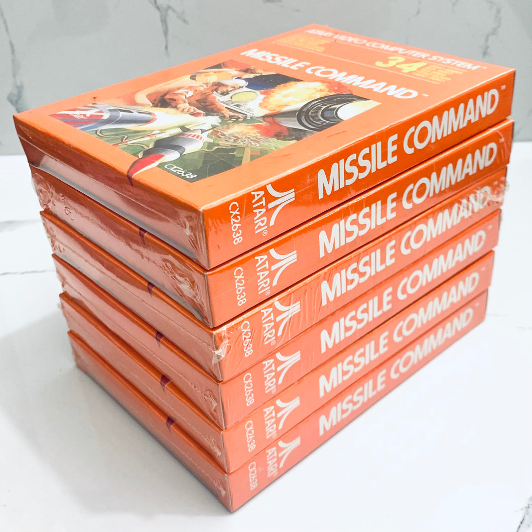 Missile Command - Atari VCS 2600 - NTSC - Brand New (Box of 6)
