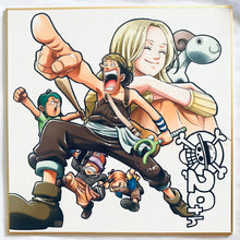 Cargar imagen en el visor de la galería, One Piece - Going Merry, Kaya, Ninjin, Piiman, Tamanegi &amp; Usopp - Ichiban Kuji OP 20th Anniversary - Shikishi
