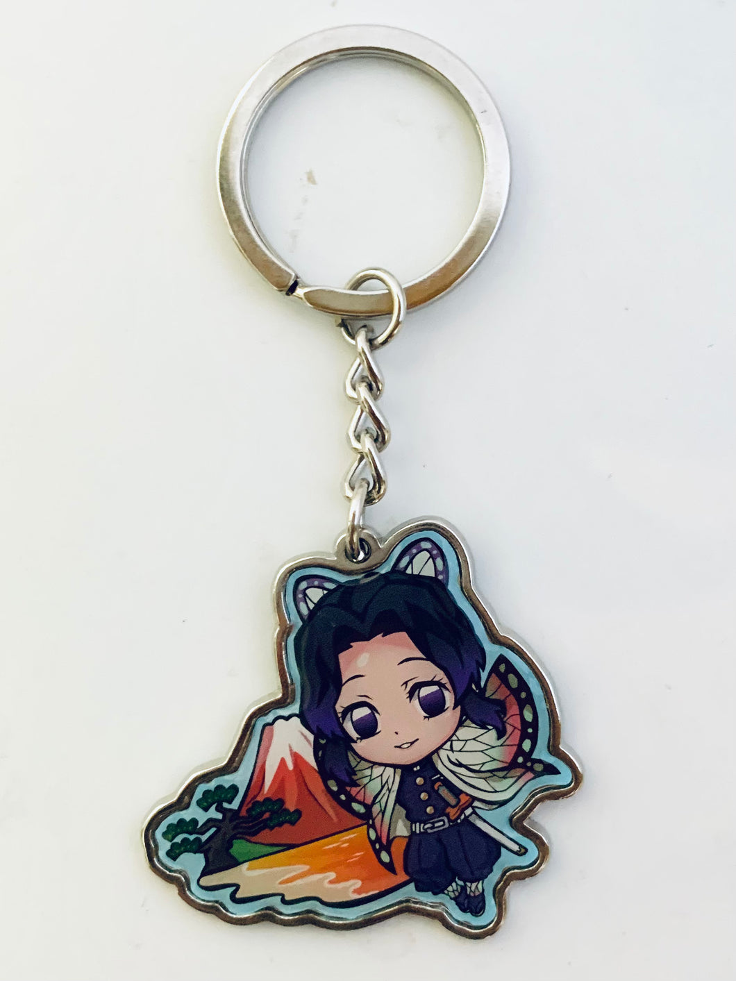 Kimetsu no Yaiba - Kochou Shinobu - Mt. Fuji Limited Metal Keychain