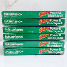 Load image into Gallery viewer, Las Vegas Poker &amp; Blackjack - Mattel Intellivision - NTSC - Gatefold Cover - Brand New (Box of 6)
