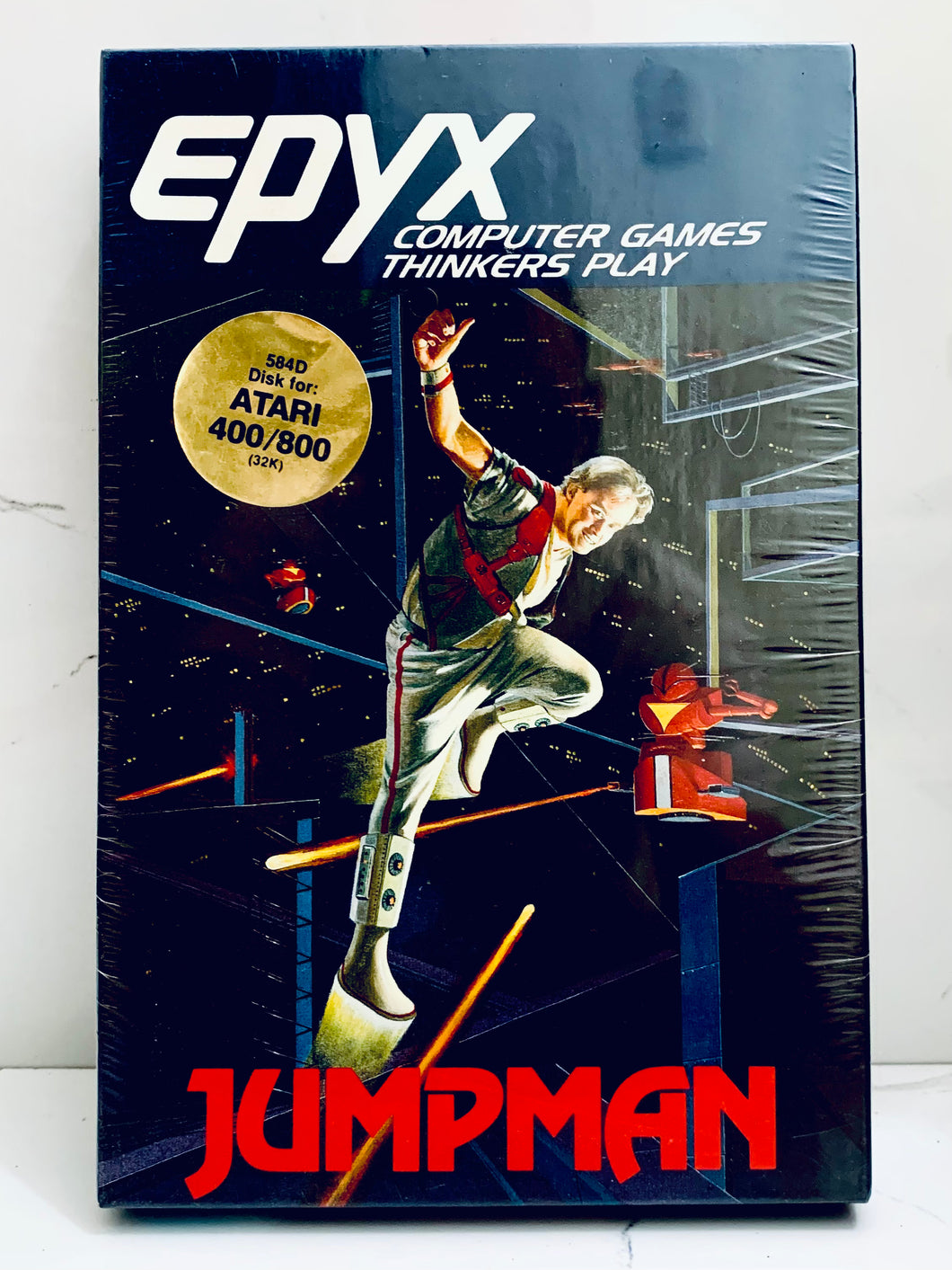 Jumpman - Atari 400/800 - Diskette - NTSC - Brand New