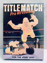 Load image into Gallery viewer, Title Match Pro Wrestling - Atari VCS 2600 - NTSC - Brand New
