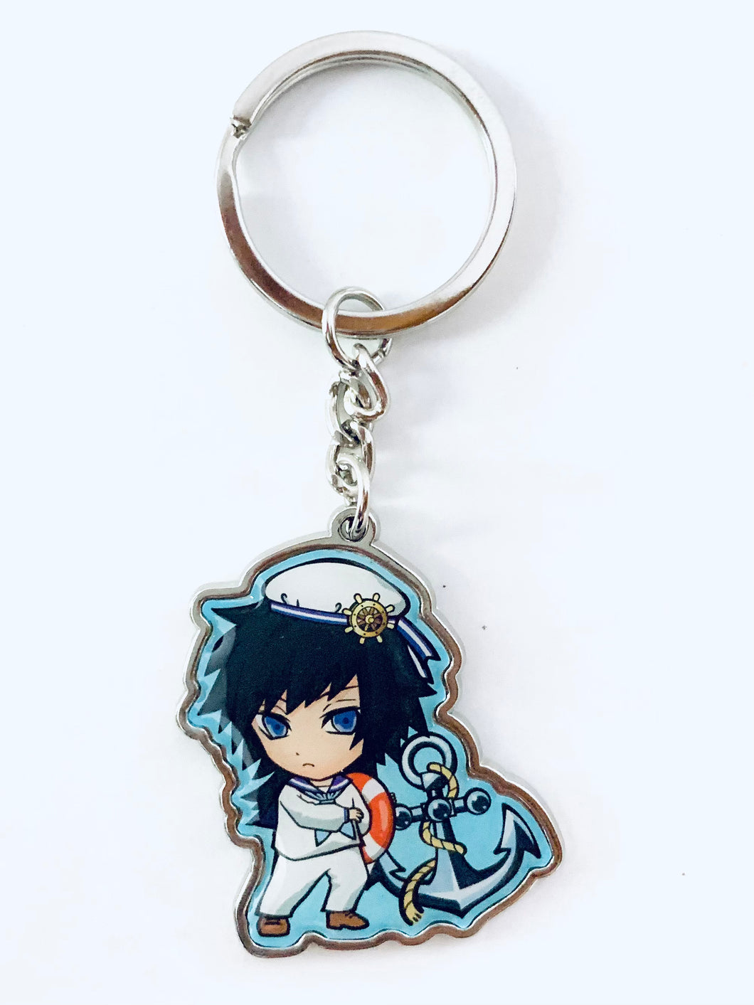 Kimetsu no Yaiba - Tomioka Giyuu - Gotouchi Metal Keychain - Yokohama Limited - Sailor ver.