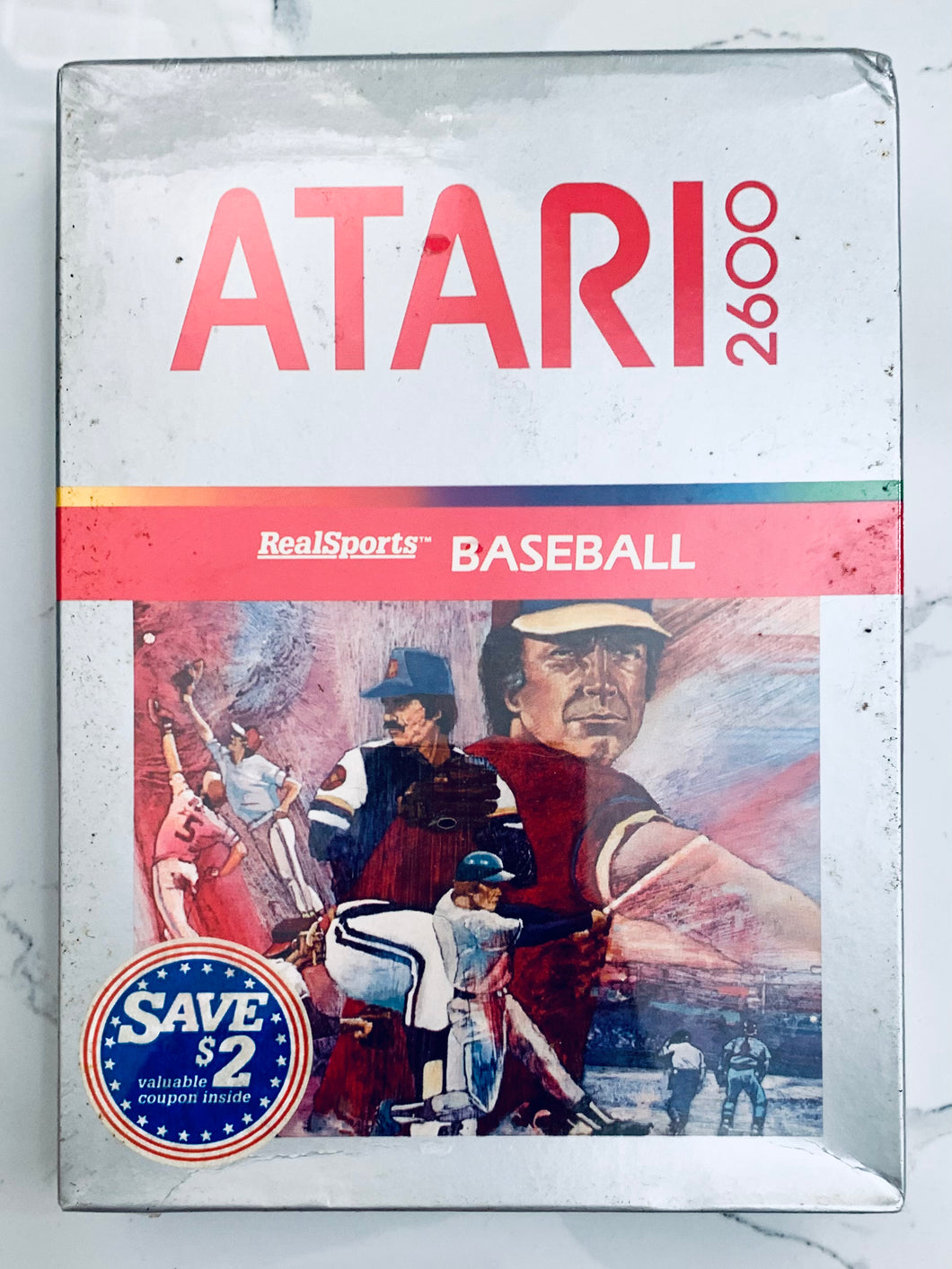 RealSports Baseball - Atari VCS 2600 - NTSC - Brand New