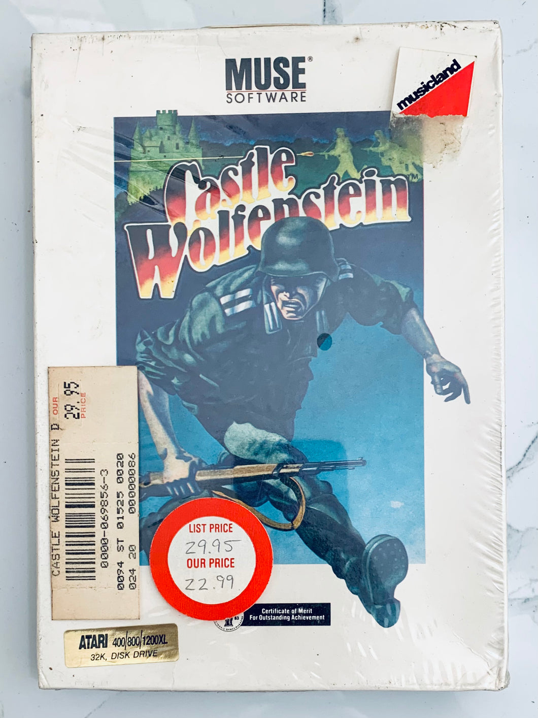 Castle Wolfenstein - Atari 400/800/1200 XL/XE - 32K Disk - NTSC - Brand New