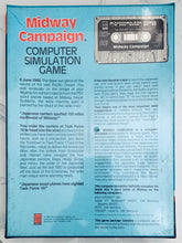 Load image into Gallery viewer, Midway Campaign - Atari 400/800, Apple II, PET, TRS-80 - Cassette - NTSC - Brand New
