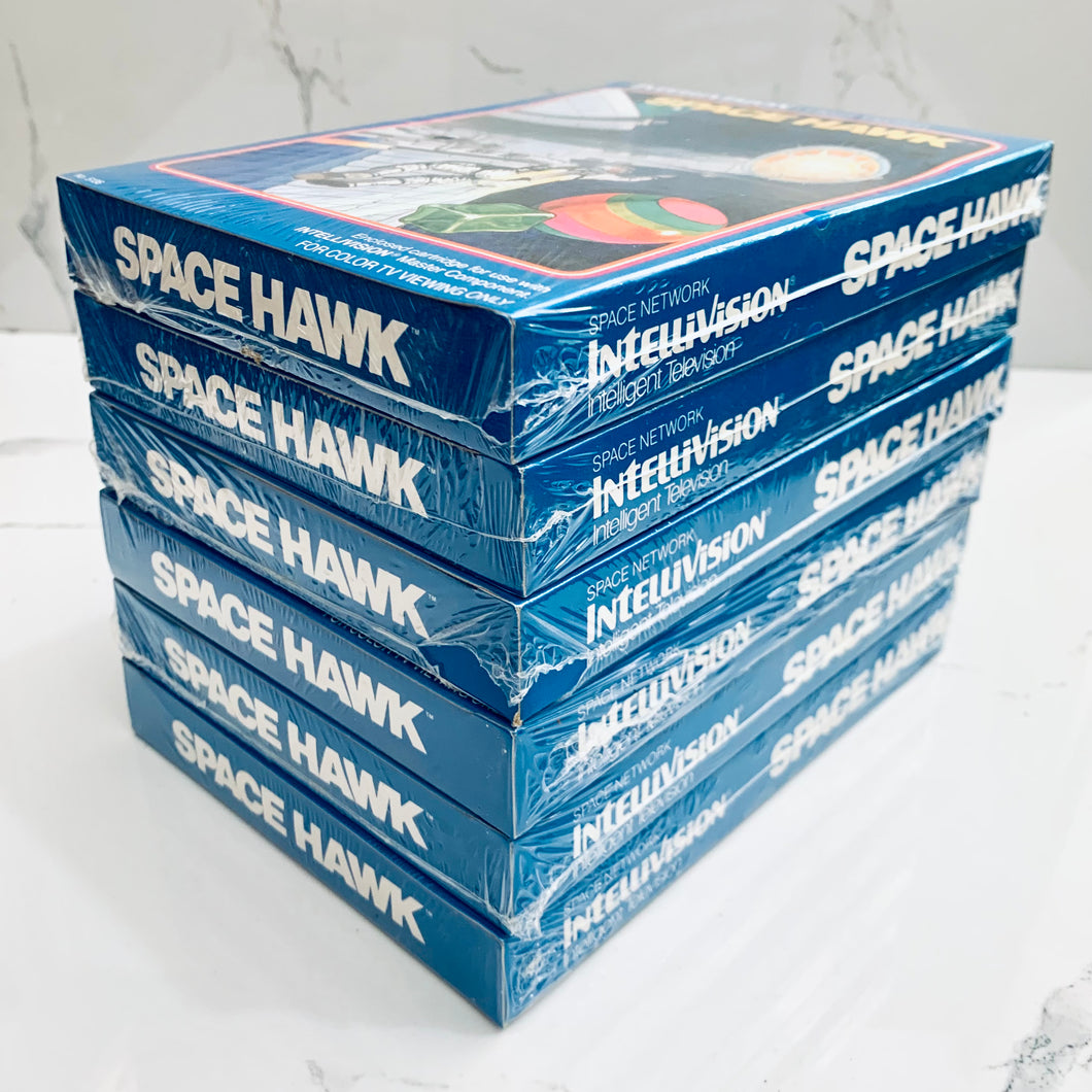 Space Hawk - Mattel Intellivision - NTSC - Brand New (Box of 6)