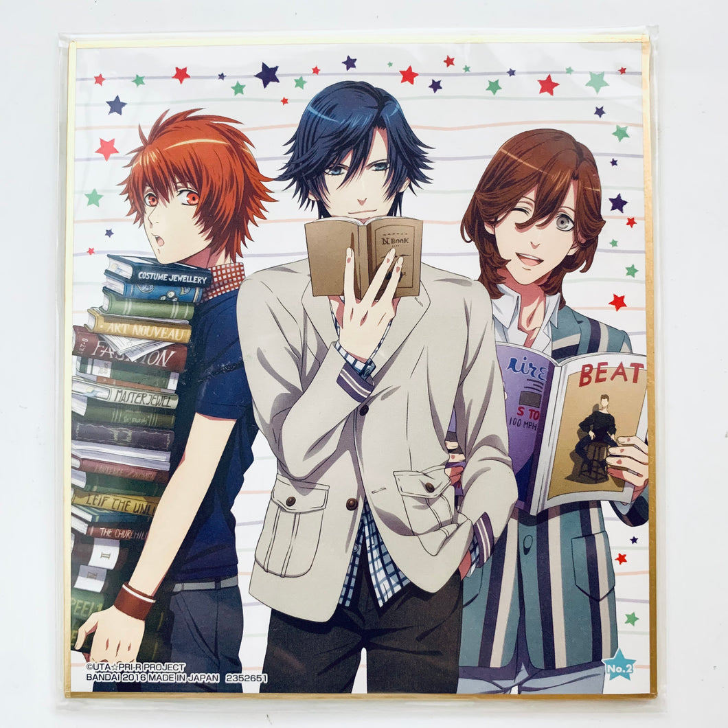 Uta no☆Prince-sama♪ - Uta no☆Prince-sama♪ Maji Love Revolutions - Ichinose Tokiya - Ittoki Otoya - Kotobuki Reiji - Mini Shikishi ART2 - 02