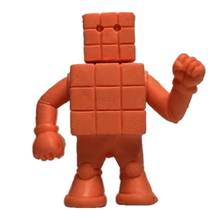 Cargar imagen en el visor de la galería, Kinnikuman - Cubeman - Eraser Mini Figure - Orange (39) - Cuchiwaii
