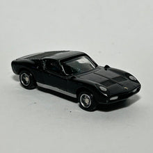 Load image into Gallery viewer, Lamborghini Miura P400 1966 - Diecast Mini Car - Black - Cuchiwaii
