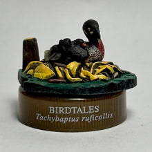 Load image into Gallery viewer, Little Grebe (Tachybaptus ruficollis) - Mini Figure - Bottle Cap - Cuchiwaii
