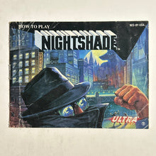 Load image into Gallery viewer, Nightshade - Nintendo NES - Manual (NES-8Y) - Cuchiwaii
