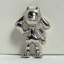 Cargar imagen en el visor de la galería, Pokémon - Riolu - Metal Figure - Silver ver. - Cuchiwaii
