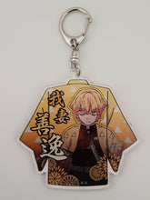 Load image into Gallery viewer, Kimetsu no Yaiba - Agatsuma Zenitsu -  Acrylic Keychain - Keyholder Vol.3 (Bandai)
