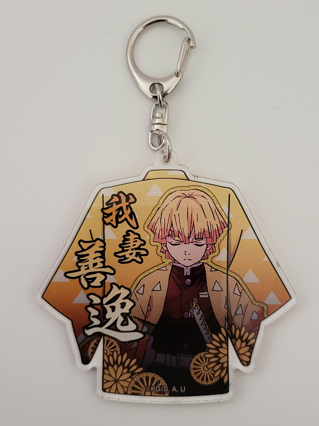 Kimetsu no Yaiba - Agatsuma Zenitsu -  Acrylic Keychain - Keyholder Vol.3 (Bandai)