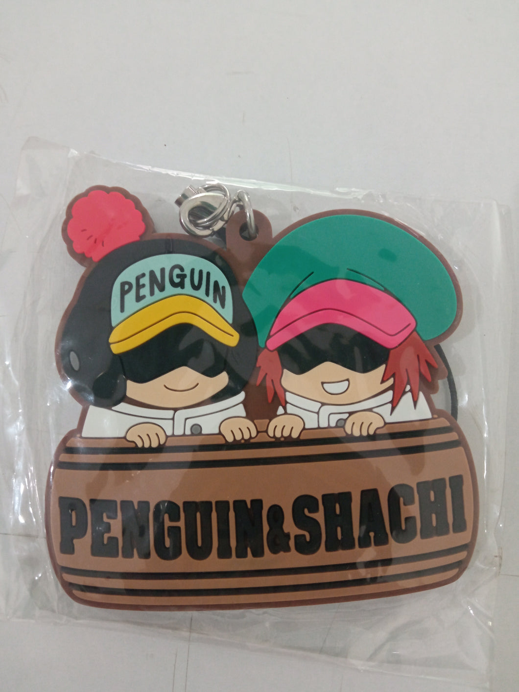 Rubber Strap One Piece Penguin & Shachi Banpresto key Holder